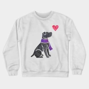 Watercolour Patterdale Terrier Crewneck Sweatshirt